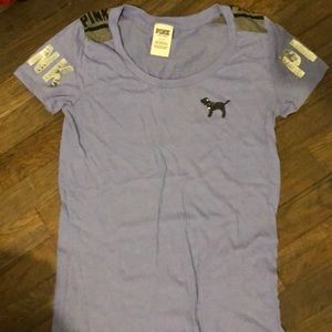 Short sleeve pink shirt